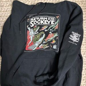 Gildan Black 'Return of the Sockeye' Graphic Hoodie